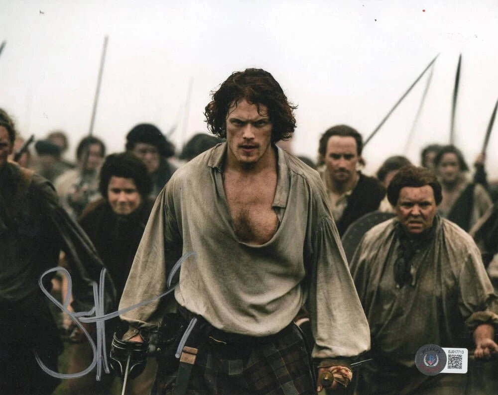 Sam Heughan Signed 8x10 Photo from Outlander Beckett COA - Item #4