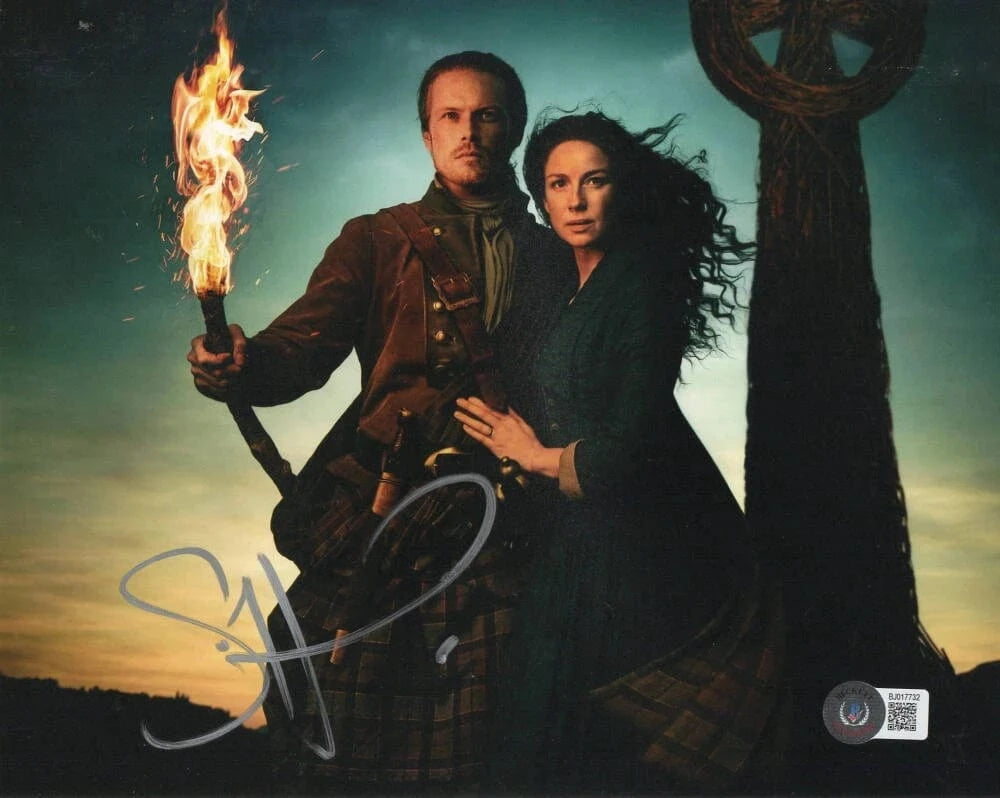 Sam Heughan Signed 8x10 Photo from Outlander Beckett COA - Item #6