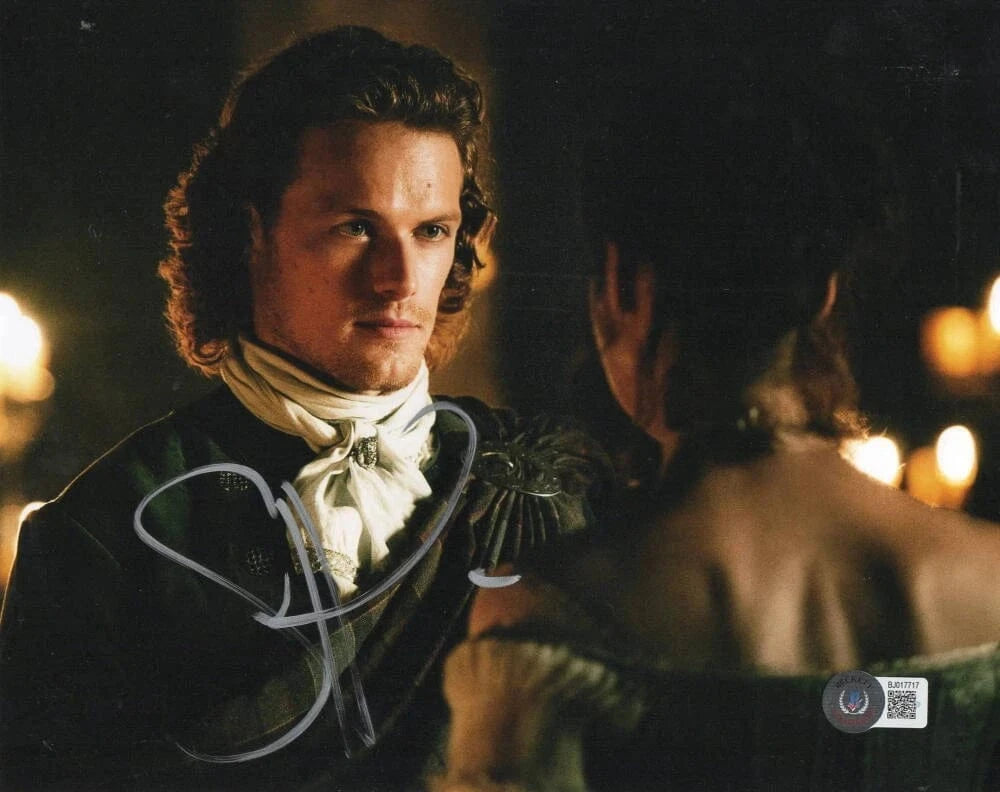 Sam Heughan Signed 8x10 Photo from Outlander Beckett COA - Item #8