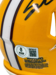 asu authentic football helmet Sam Leavitt Signed Helmet - Beckett COA