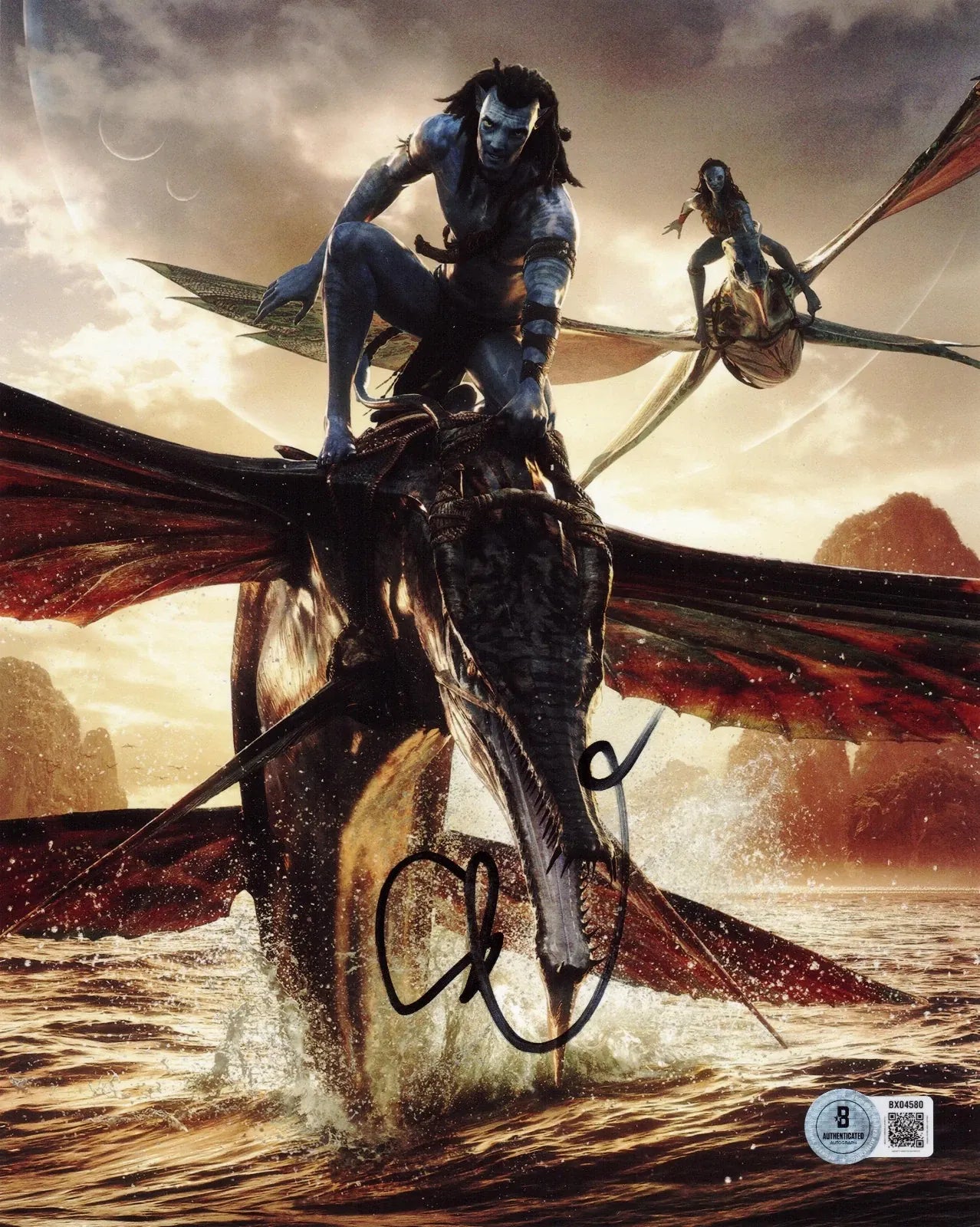 Sam Worthington signed Avatar 8x10 photo with Beckett COA