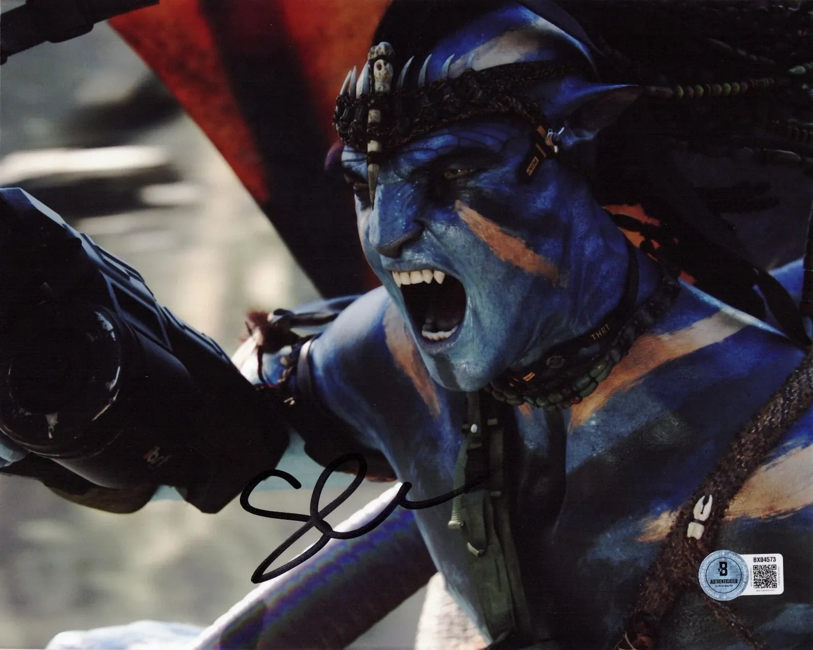 Sam Worthington signed Avatar 8x10 photo with Beckett COA