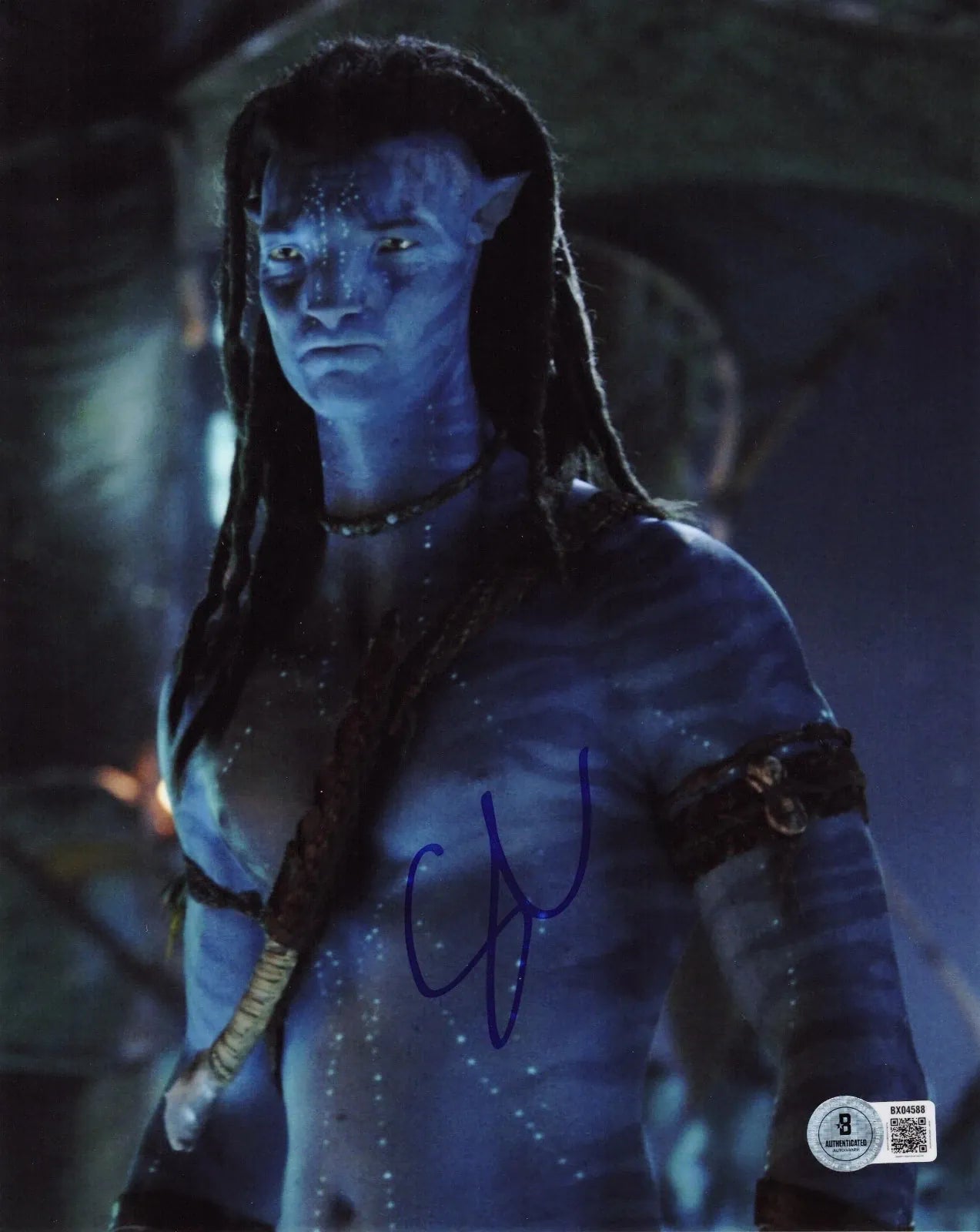 Sam Worthington signed Avatar 8x10 photo with Beckett COA