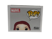 Scarlett Johansson signed Black Widow 604 Funko Pop Figure — side view