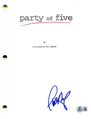Scott Wolf signed Party of Five script with Beckett Hologram & QR Code