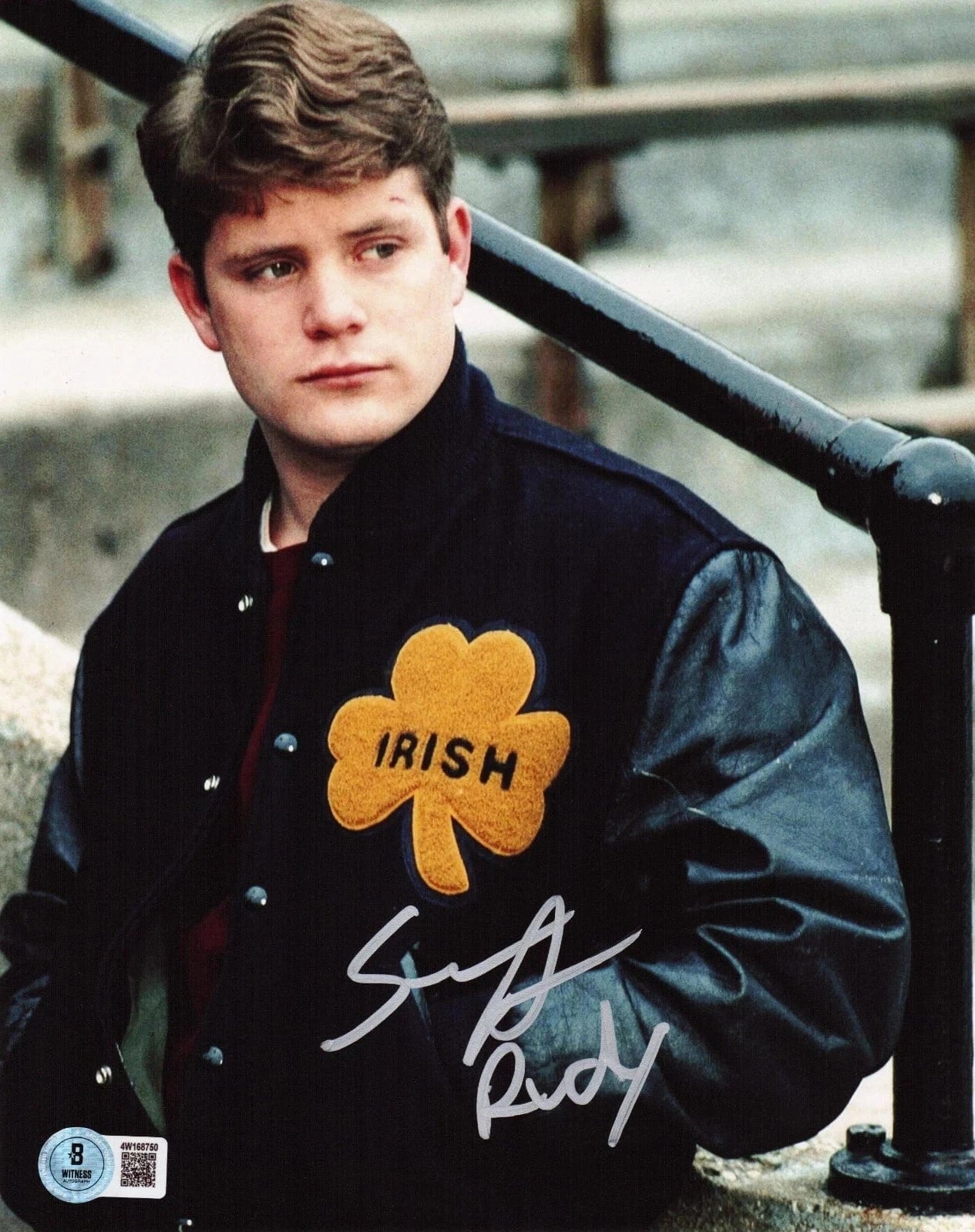 Sean Astin Signed 8x10 Photo from Rudy Beckett COA - Item #1