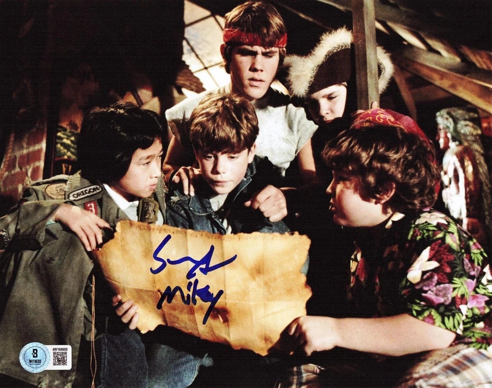 Sean Astin Signed 8x10 Photo from The Goonies Beckett COA - Item #4