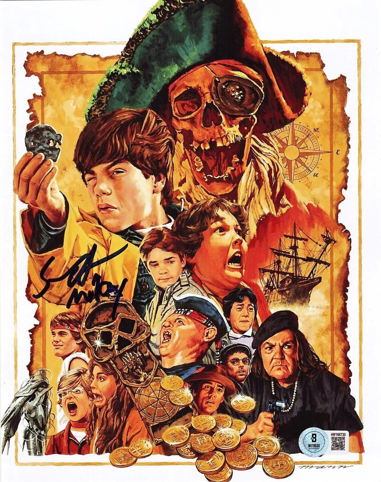 Sean Astin Signed 8x10 Photo from The Goonies Beckett COA - Item #2