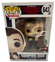 Sean Astin signed Vampire Bob Stranger Things Funko Pop with Beckett COA