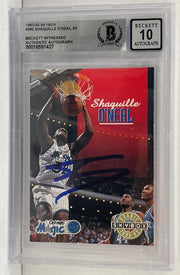 Shaquille O'Neal Authentic Autographed 1992 Skybox #382 Rookie Card