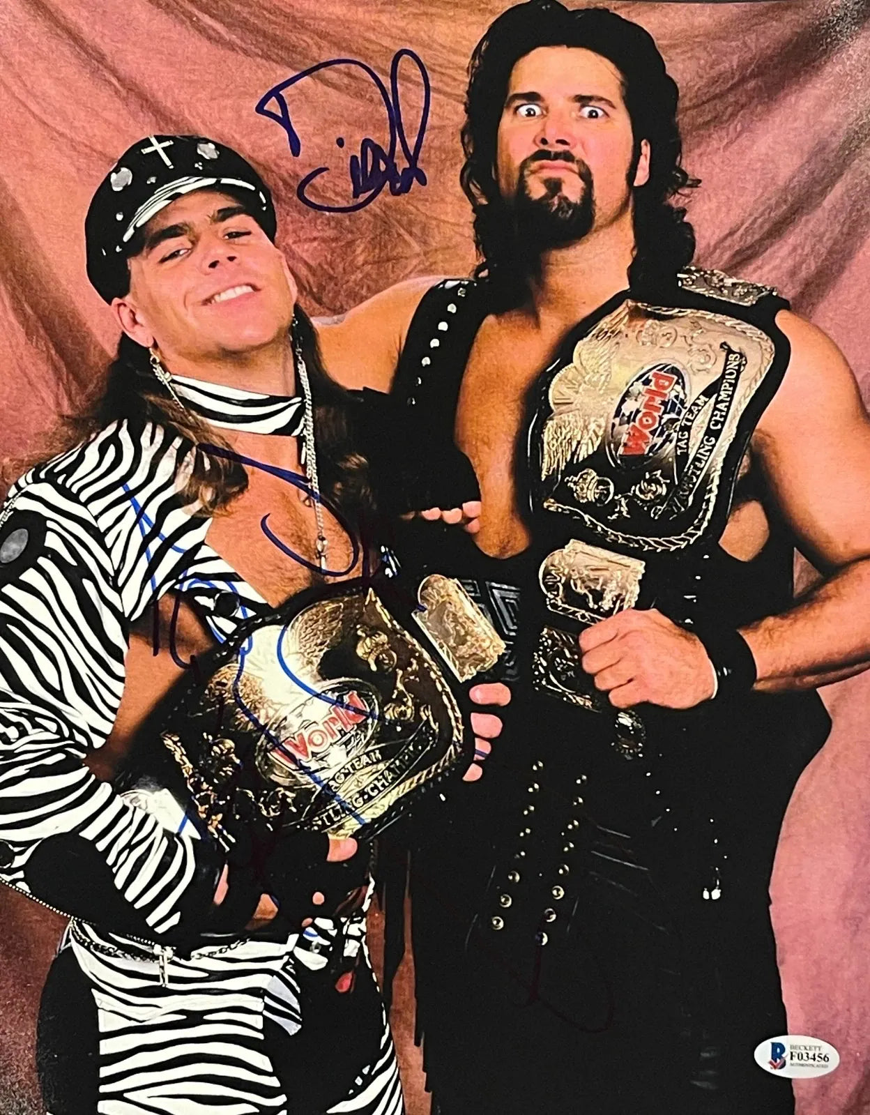 Shawn Michaels & Diesel 11x14 Photo with Beckett COA