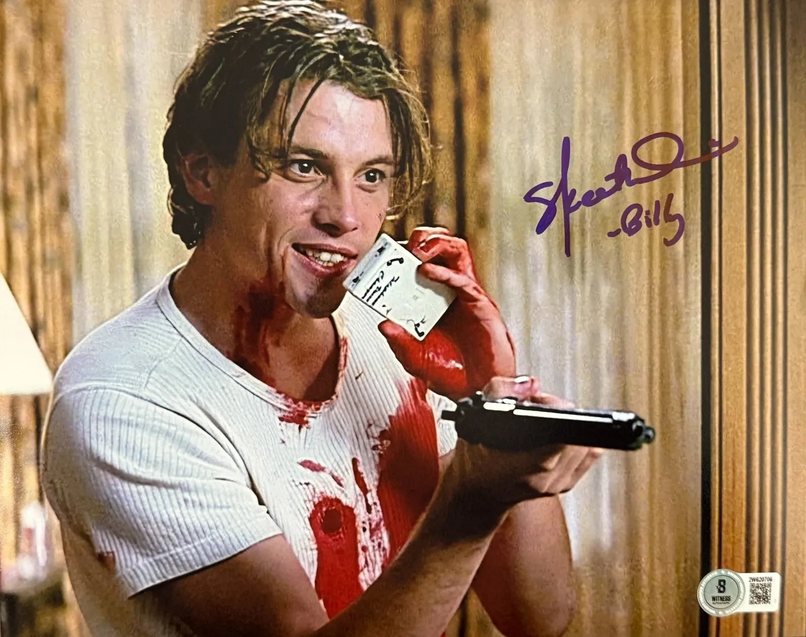 Skeet Ulrich 8x10 Photo with Beckett Witness COA