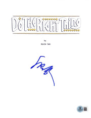 Spike Lee Do autographed script with certificate of authenticity