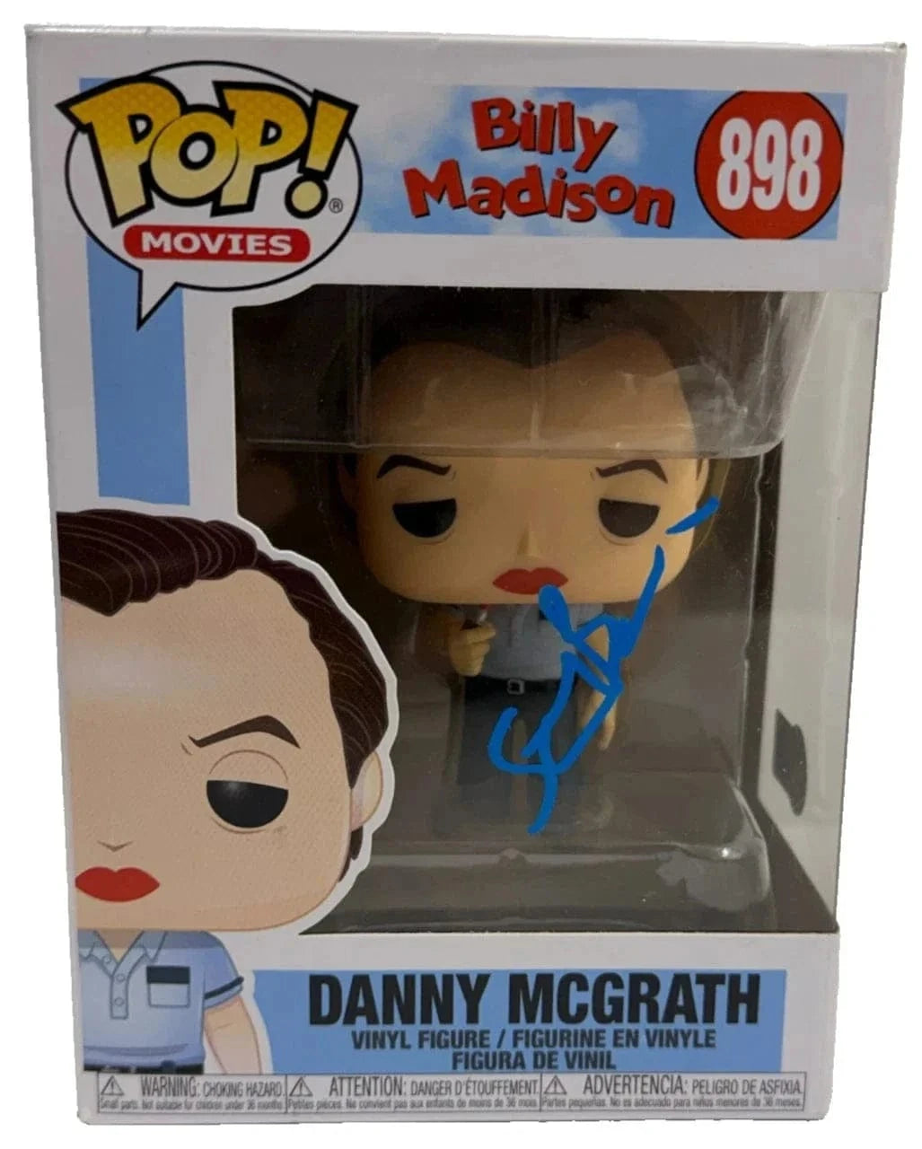 Steve Buscemi Authentic Autographed Danny McGrath Billy Madison 898 Funko Pop Figure