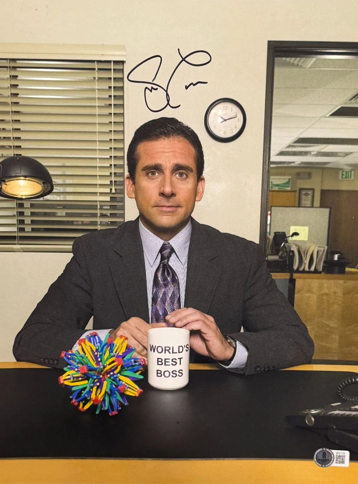 Steve Carell signed The Office 11x14 photo — Beckett authenticated