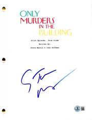 Steve Martin signed Only Murders in the Building pilot script — Beckett authenticated