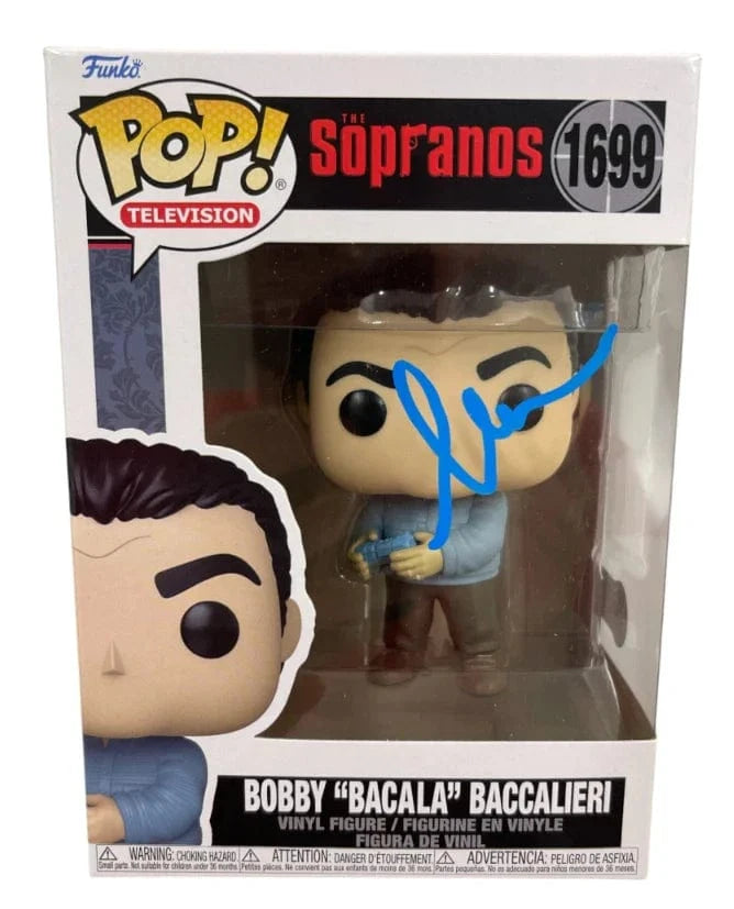 Steve Schirripa Authentic Autographed Bobby "Bacala" Baccaleri The Sopranos 1699 Funko Pop Figure
