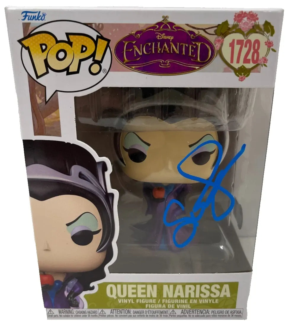 Susan Sarandon signed Queen Narissa Enchanted Funko Pop with Beckett COA