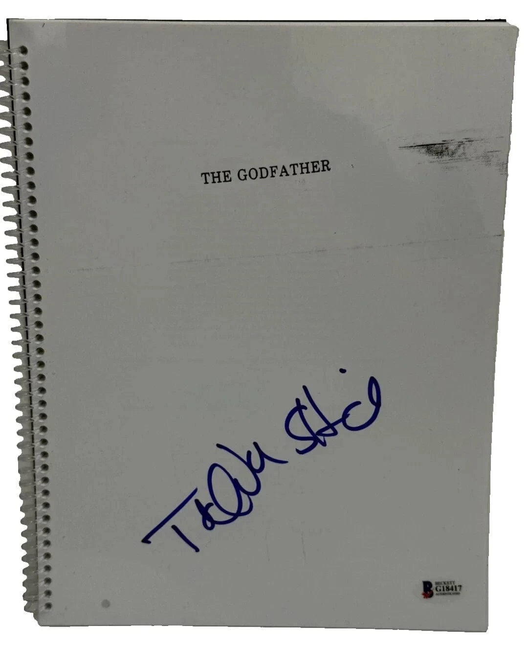 Talia Shire Signed Script from The Godfather Beckett COA