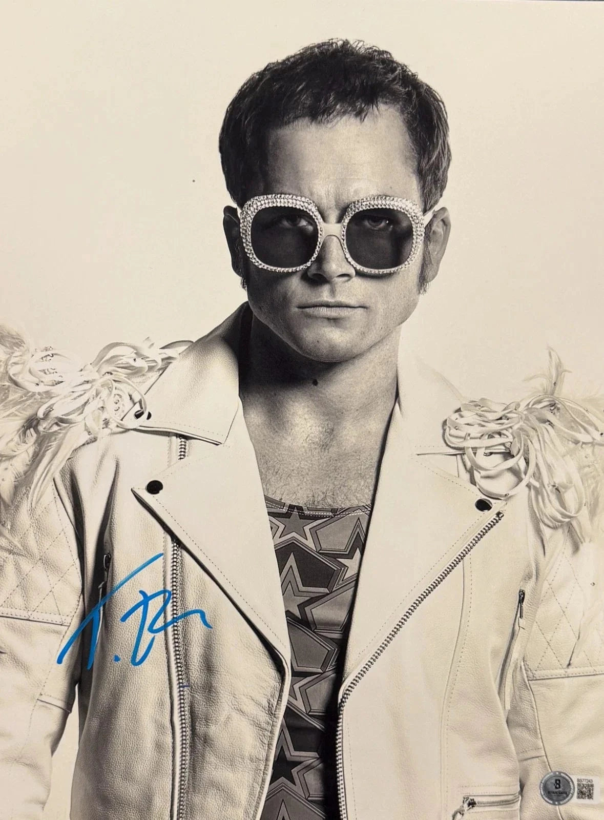 Taron Egerton Signed 11x14 Photo from Rocketman Beckett COA - Item #1