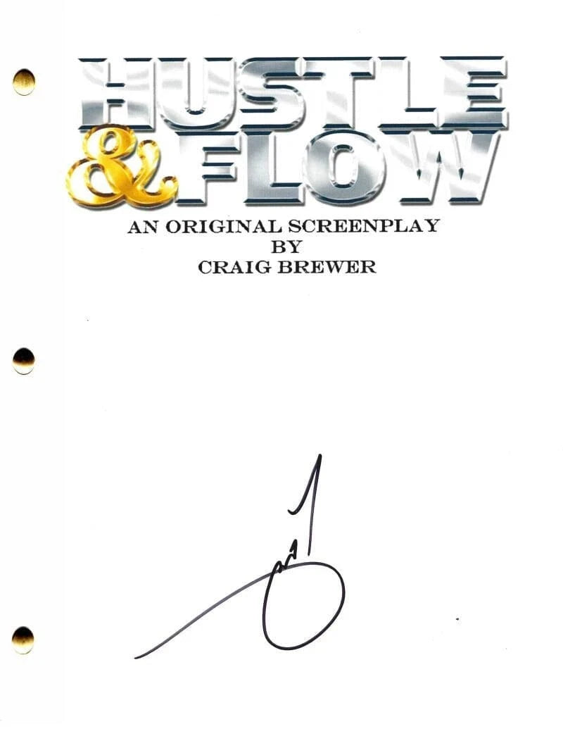 Terrence Howard Signed Script from Hustle and Flow Certified Authentic
