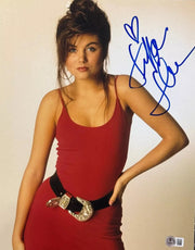 Tiffani Thiessen Signed 11x14 Photo from Saved by the Bell Beckett COA - Item #22