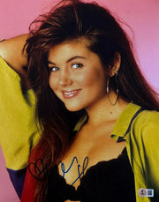 Tiffani Thiessen Signed 11x14 Photo from Saved by the Bell Beckett COA - Item #21