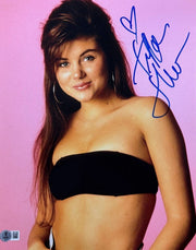 Tiffani Thiessen Signed 11x14 Photo from Saved by the Bell Beckett COA - Item #11