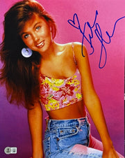 Tiffani Thiessen Signed 11x14 Photo from Saved by the Bell Beckett COA - Item #7
