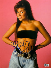 Tiffani Thiessen Signed 11x14 Photo from Saved by the Bell Beckett COA - Item #5