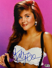 Tiffani Thiessen Signed 11x14 Photo from Saved by the Bell Beckett COA - Item #1