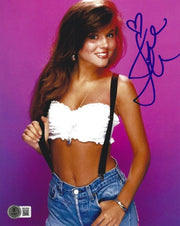 Tiffani Thiessen Signed 8x10 Photo from Saved by the Bell Beckett COA - Item #19