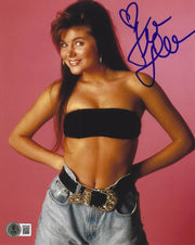 Tiffani Thiessen Signed 8x10 Photo from Saved by the Bell Beckett COA - Item #16