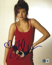 Tiffani Thiessen Signed 8x10 Photo from Saved by the Bell Beckett COA - Item #14