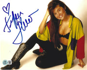 Tiffani Thiessen Signed 8x10 Photo from Saved by the Bell Beckett COA - Item #11