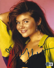 Tiffani Thiessen Signed 8x10 Photo from Saved by the Bell Beckett COA - Item #1