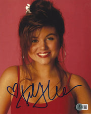 Tiffani Thiessen Signed 8x10 Photo from Saved by the Bell Beckett COA - Item #5