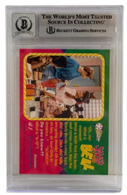 Tiffani Thiessen Signed Trading Card from Saved by the Bell Beckett COA - Item #7 - Detail View