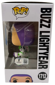 Tim Allen Authentic Autographed Buzz Lightyear Toy Story 5 1712 Funko Pop Figure - Beckett authentication hologram