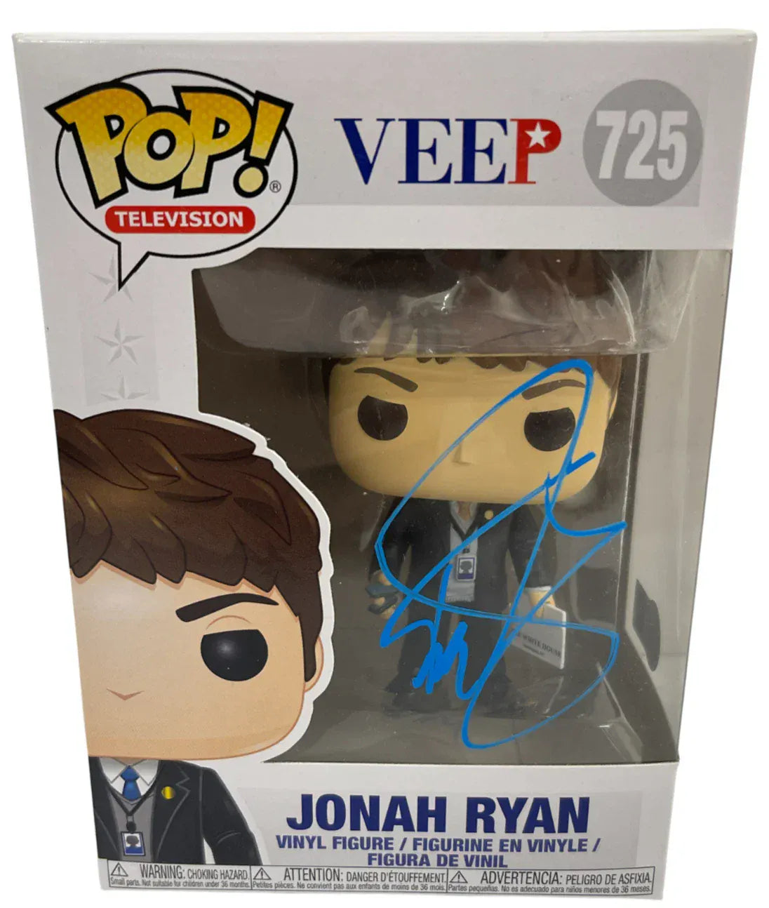 Timothy Simons Jonah autographed Funko Pop #725 with certificate of authenticity