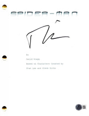 Tobey Maguire Signed Script from Spider-Man Beckett COA