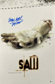 Tobin Bell Signed 12x18 Poster from Saw Beckett COA - Item #1
