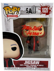 Tobin Bell Authentic Autographed Jigsaw Saw 1820 Funko Pop Figure