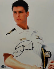 Tom Cruise Signed 11x14 Photo from Top Gun Beckett COA - Item #1