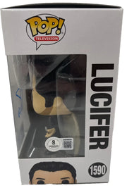 Tom Ellis Lucifer 1590 Funko Pop Figure - COA and hologram detail
