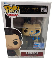 Tom Ellis Lucifer 1590 Funko Pop Figure with Beckett COA