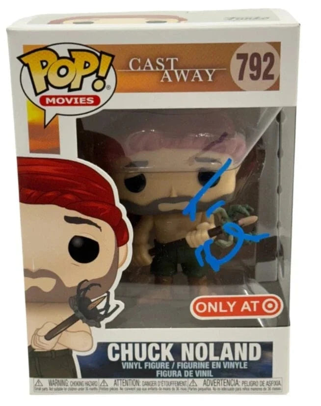 Tom Hanks Authentic Autographed Chuck Noland Cast Away 792 Funko Pop Figure