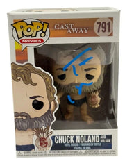 Tom Hanks Authentic Autographed Chuck Noland and Wilson Cast Away 791 Funko Pop Figure
