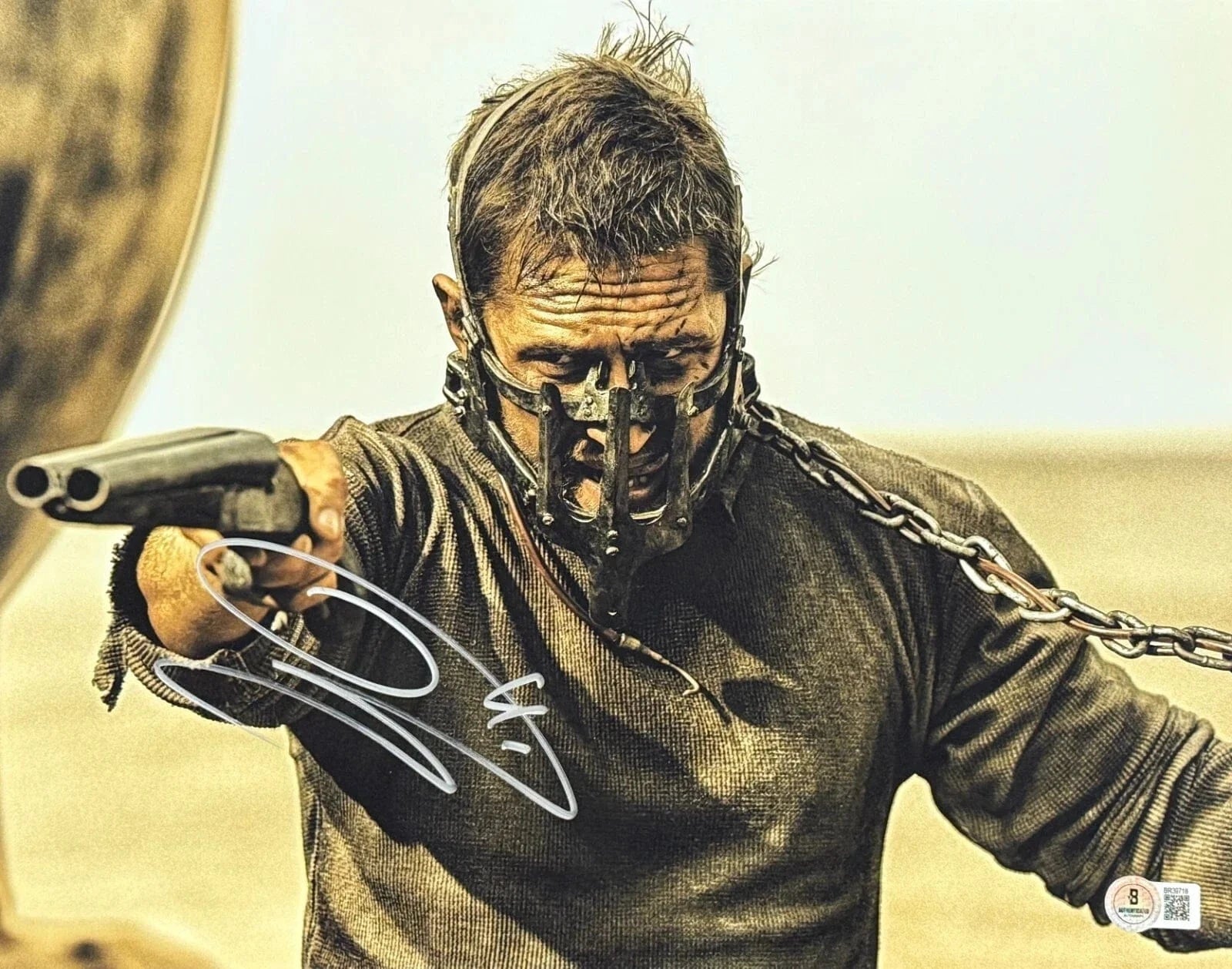 Tom Hardy Signed 11x14 Photo from Mad Max Beckett COA - Item #3
