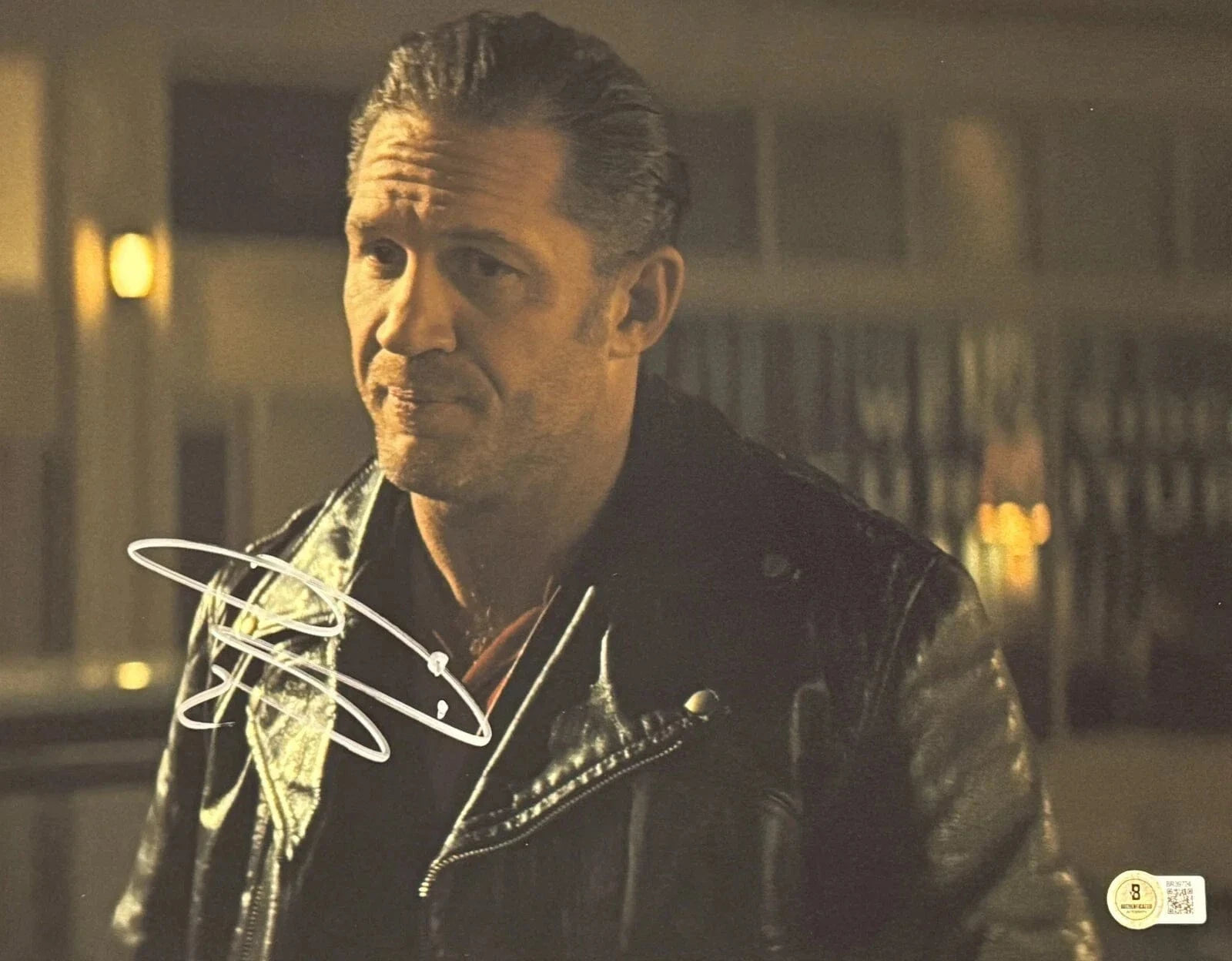 Tom Hardy Signed 11x14 Photo from The Bikeriders Beckett COA